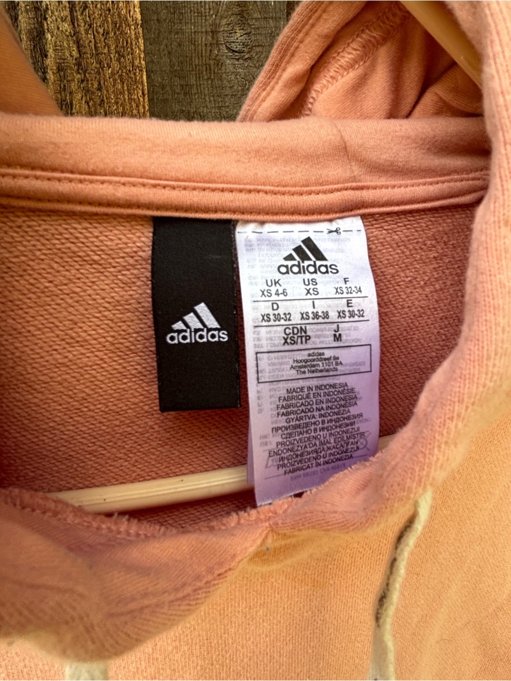 Adidas Peach Relaxed Hoodie - Picture 6 of 6